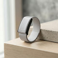 Rocker Duck Ecoband 5.0 Cloud – WHOOP-compatible Italian vegan leather band in luminous off-white