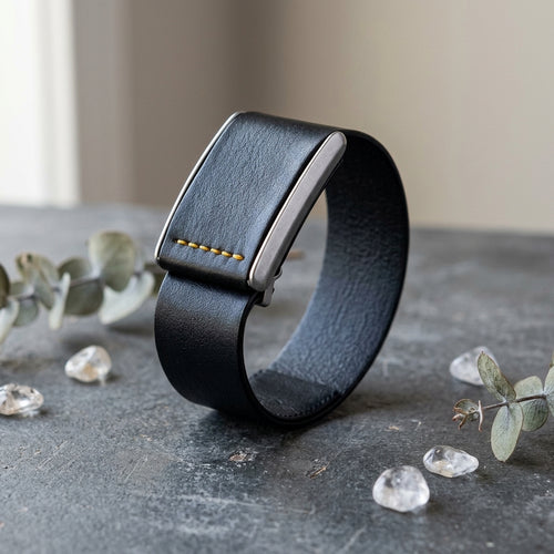 Rocker Duck Ecoband 4.0 The Original Black & Orange – WHOOP 4.0 compatible Italian vegan leather band