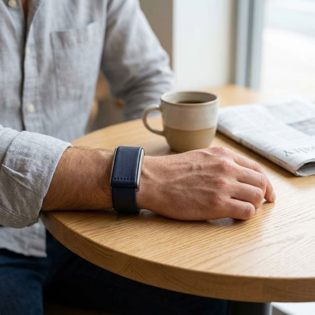 Ecoband 5.0 in Blue — Italian-made WHOOP-compatible band (blue)