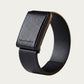 Ecoband 5.0 in Black — WHOOP-compatible Italian bio-leather band by Rocker Duck (black)