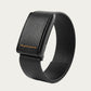 Ecoband 5.0 in Black & Orange — WHOOP-compatible Italian bio-leather band by Rocker Duck (black & orange)
