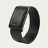 Ecoband 5.0 in Black & Orange — WHOOP-compatible Italian bio-leather band by Rocker Duck (black & orange)