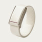 Ecoband 5.0 in White & Pink — WHOOP-compatible Italian bio-leather band by Rocker Duck (white & pink)