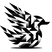 Logo of Rocker Duck with a stylized duck design on a white background